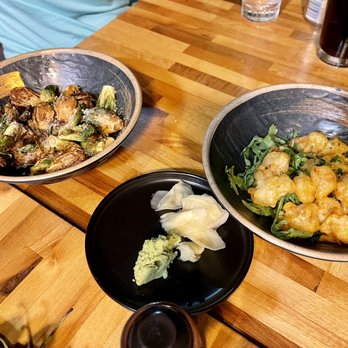 Oao - Sushi Bar & Grill at Wailea - Fried Brussels Sprouts & Rock Shrimp Tempura - VN - Sushi Bars Near Me - Kihei, Hawaii