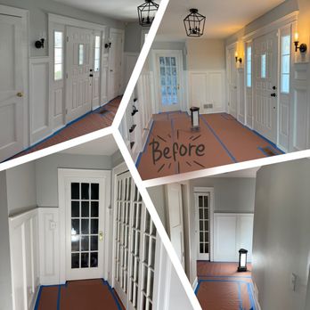 O.A Construction - Entry and hallway before - Painters Near Me - Chicago, Illinois O.A Construction - Entry and hallway before - Painters Near Me - Chicago, Illinois