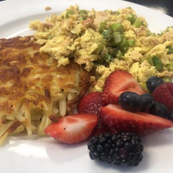 Berry Sweet Kitchen - Salmon asparagus egg scramble - Cafes Near Me - Minneapolis, Minnesota
