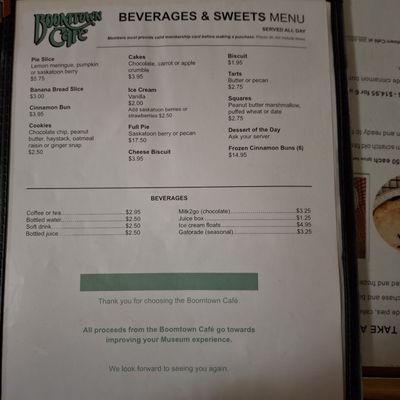 Menu photo 3 Boomtown Cafe Saskatoon, SK
