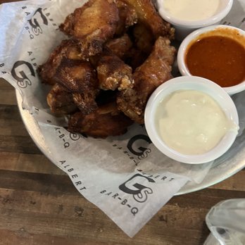 Albert G's BBQ - Smoked Chicken Wings - Barbeque Near Me - Tulsa, Oklahoma