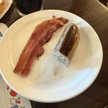 Paula's Pancake House - Thick cut bacon and Danish sausage - Breakfast & Brunch Near Me - Solvang, California