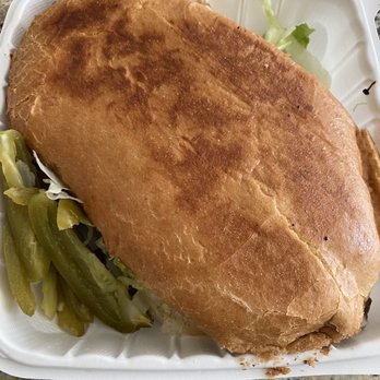 Las Isabelas - Massive carne asada torta (took up entire box) - Mexican Near Me - Morgan Hill, California