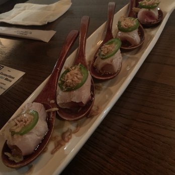 Nara - Hamachi truffle spoons - Japanese Near Me - San Francisco, California