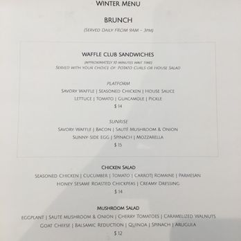 Platform Espresso Bar - Menu - Coffee & Tea Near Me - Markham, Ontario