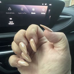 Nails teddy bear color Nails teddy bear color