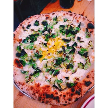 Milkflower - Van dammer aka: Brussels sprouts pizza - Pizza Near Me - Astoria, New York Milkflower - Van dammer aka: Brussels sprouts pizza - Pizza Near Me - Astoria, New York