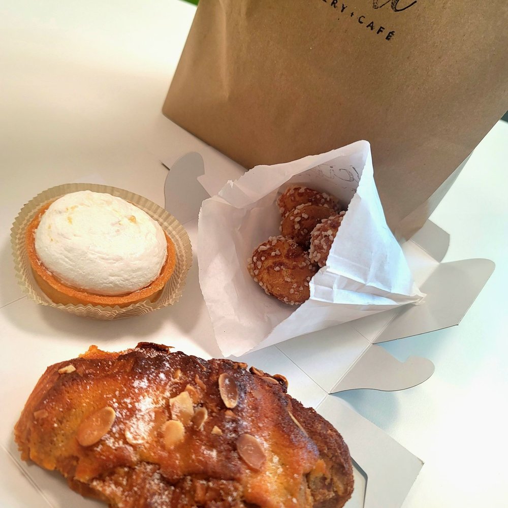Cecile Bakery + Cafe - Lemon tart, chouquettes and almond croissant. - Bakeries Near Me - Miami, Florida Cecile Bakery + Cafe - Lemon tart, chouquettes and almond croissant. - Bakeries Near Me - Miami, Florida