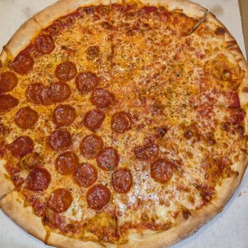 Lighthouse Subs and Pizza - Large cheese and pepperoni.. NY style! - Pizza Near Me - Port Richey, Florida
