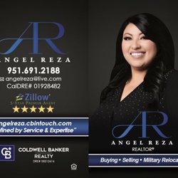 Angel Reza - Golden Eagle Properties - Business Card