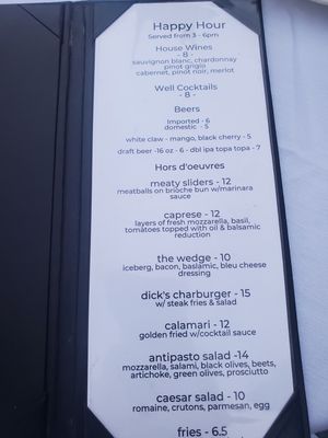 Menu photo 8 Crocodile Restaurant & Bar Santa Barbara, CA