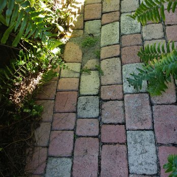 Rony's Brick Paver - Before with the sunken pavers. - Masonry/Concrete Near Me Rony's Brick Paver - Before with the sunken pavers. - Masonry/Concrete Near Me