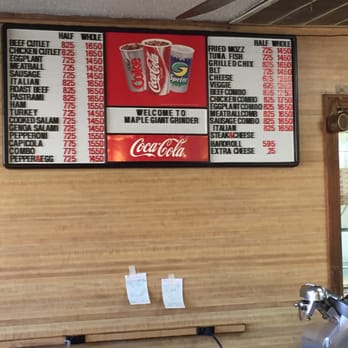 Maple Giant Grinder & Pizza - Half of the menu 12/4/15 - Pizza Near Me - Hartford, Connecticut Maple Giant Grinder & Pizza - Half of the menu 12/4/15 - Pizza Near Me - Hartford, Connecticut