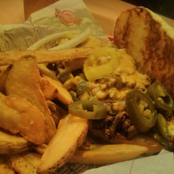 Fuddruckers - Fudds philly cheese steak! - Burgers Near Me - Succasunna, New Jersey