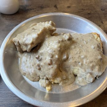 Buford's Biscuits - Biscuit with sausage gravy - New American Near Me - Leesburg, Virginia