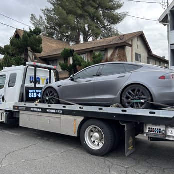 Ways towing services - Tesla s - Towing Near Me - Northridge, California Ways towing services - Tesla s - Towing Near Me - Northridge, California