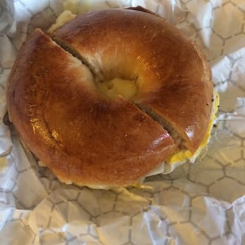Irving's - Egg and cheese breakfast sandwich on a plain bagel! - Coffee & Tea Near Me - State College, Pennsylvania Irving's - Egg and cheese breakfast sandwich on a plain bagel! - Coffee & Tea Near Me - State College, Pennsylvania