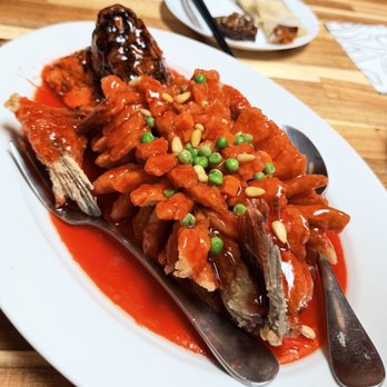 Bloom & Vine - Sweet and sour mandarin fish (1st - Asian Fusion Near Me - Mountain View, California Bloom & Vine - Sweet and sour mandarin fish (1st - Asian Fusion Near Me - Mountain View, California