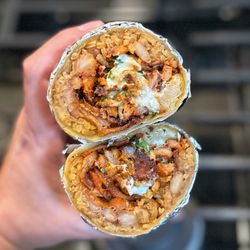 Tacos El Rey Azteca - Al Pastor super burrito