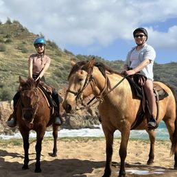I was assigned to Cody and my boyfriend got to ride Commander!