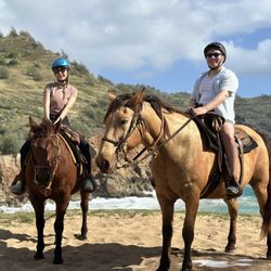 I was assigned to Cody and my boyfriend got to ride Commander!