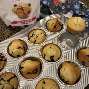 MinusG - Muffin mix & blueberry muffins. Yum! - Gluten-Free Near Me MinusG - Muffin mix & blueberry muffins. Yum! - Gluten-Free Near Me