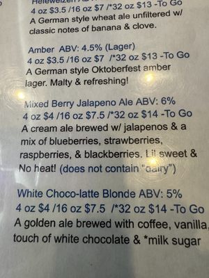 Menu photo 6 Good Liquid Brewing Parrish, FL