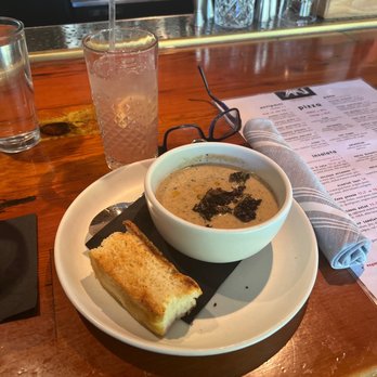 The Parlor - Soup of the Day Creamy Mushroom Full Menu at Bar - Pizza Near Me - Phoenix, Arizona The Parlor - Soup of the Day Creamy Mushroom Full Menu at Bar - Pizza Near Me - Phoenix, Arizona