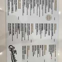The Empanadas - Coral Gables - Menu