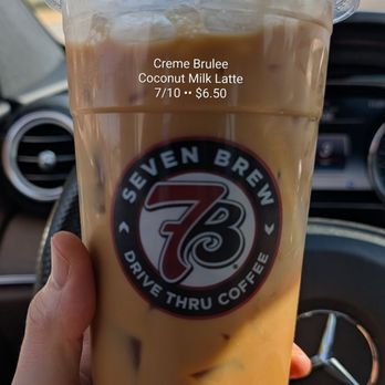 7 Brew Coffee - Creme brulee latte - Coffee & Tea Near Me - Lafayette, Indiana