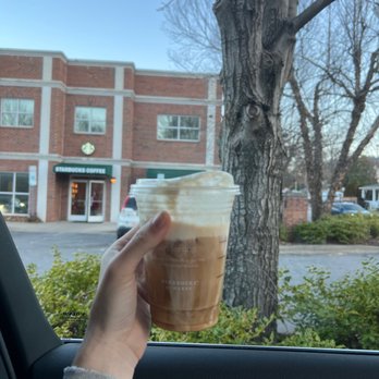 Starbucks - Iced coffee w oat milk, sweet cream cold foam on top - Coffee & Tea Near Me - Asheville, North Carolina Starbucks - Iced coffee w oat milk, sweet cream cold foam on top - Coffee & Tea Near Me - Asheville, North Carolina