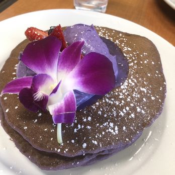 Guieb Cafe - Ube Mascarpone Pancakes - New American Near Me - Honolulu, Hawaii Guieb Cafe - Ube Mascarpone Pancakes - New American Near Me - Honolulu, Hawaii