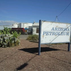 Arizona Petroleum Co Chevron Jobber - The sign facing the corner of Cherry & 21st st.