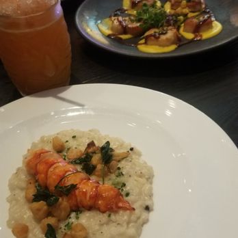 Gordon Ramsay Hell's Kitchen - Lobster Risotto,  scallops and beef Wellington - Steakhouses Near Me - Stateline, Nevada