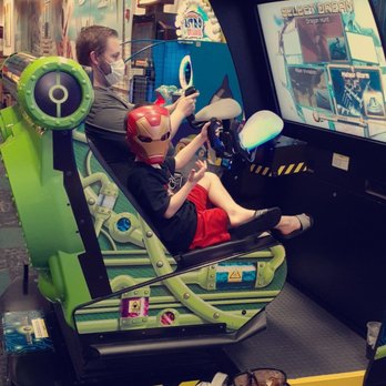 Chuck E. Cheese - This is the ride that we were on when she so rudely came up to us. - Pizza Near Me - Brandon, Florida