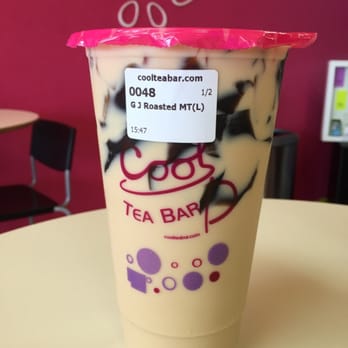 Cool Tea Bar - Grass jelly roasted milk tea - large $4.50 - Bubble Tea Near Me - Sacramento, California Cool Tea Bar - Grass jelly roasted milk tea - large $4.50 - Bubble Tea Near Me - Sacramento, California