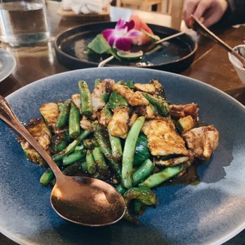 Thai Table - Pik king green bean kaffi lime leave w/ chicken - Thai Near Me - Berkeley, California Thai Table - Pik king green bean kaffi lime leave w/ chicken - Thai Near Me - Berkeley, California