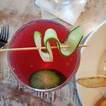 Local Table - Blueberry cucumber martini - New American Near Me - Cypress, Texas