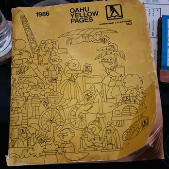 855 Aloha - 1986 Oahu Yellow Pages - Japanese Near Me - Honolulu, Hawaii