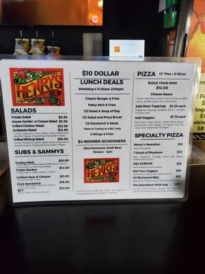 Menu photo 5 Henry's Bar & Grill Garden Grove, CA Menu photo 5 Henry's Bar & Grill Garden Grove, CA