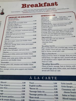 Menu photo 2 Biscuits Country Cafe Tucson, AZ