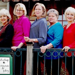 The Art Cottage - Sherry Kelley, Vicki Smith, Sherry Wooley, Kathy Perales and Wendy Volpe