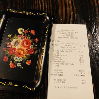 Woodberry Kitchen - Our bill - American Near Me - Baltimore, Maryland Woodberry Kitchen - Our bill - American Near Me - Baltimore, Maryland