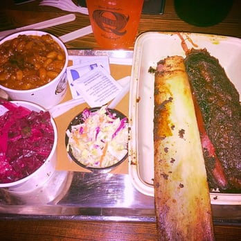 Mighty Quinn's Barbeque - Brontosaurus Short rib w/ pickled beets, coleslaw, & baked beans. - Barbeque Near Me - Clifton, New Jersey Mighty Quinn's Barbeque - Brontosaurus Short rib w/ pickled beets, coleslaw, & baked beans. - Barbeque Near Me - Clifton, New Jersey