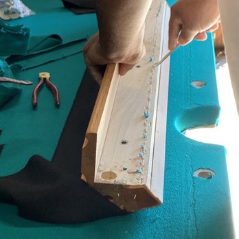 California Billiard Supply - Removal of old felt and staples - Pool & Billiards Near Me - San Jose, California