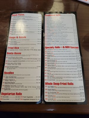 Menu photo 1 Nori Sushi Lewisville, TX