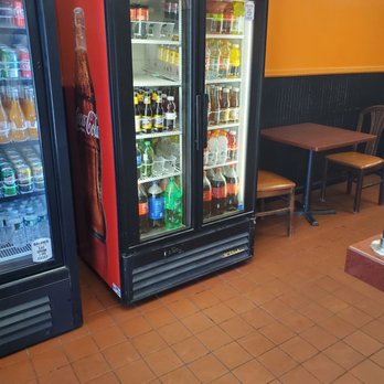 Venice Pizza - two soda coolers in a restaurant - Pizza Near Me - Linden, New Jersey