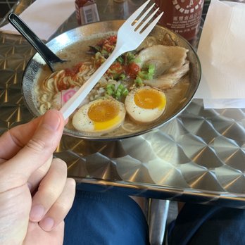 Kaizen Ramen - Tonkotso with extra hLf egg for $1.50 - Ramen Near Me - Royal Oak, Michigan