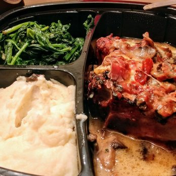Bonefish Grill - fontina porkchop dinner garlic mashed spinach - Seafood Near Me - Orland Park, Illinois