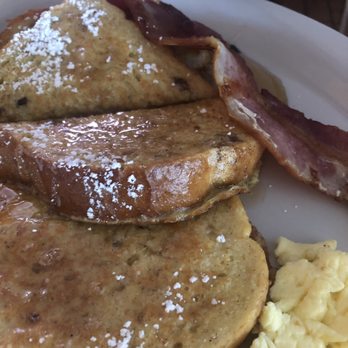 Raul's Striper Cafe - French Toast with Bacon and Scrambled Egg - Breakfast & Brunch Near Me - Rio vista, California Raul's Striper Cafe - French Toast with Bacon and Scrambled Egg - Breakfast & Brunch Near Me - Rio vista, California